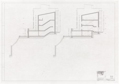 Sections for Reconstrução do Portal de Riquer, Alcoi-Valencia, Spain