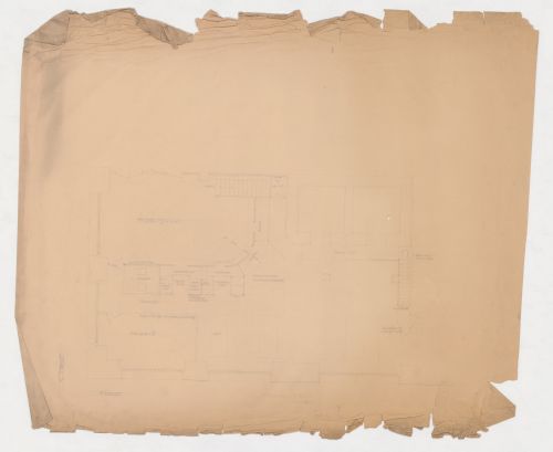 Fidelity Trust Building, Tacoma: Plan for a commercial space, possibly a bank