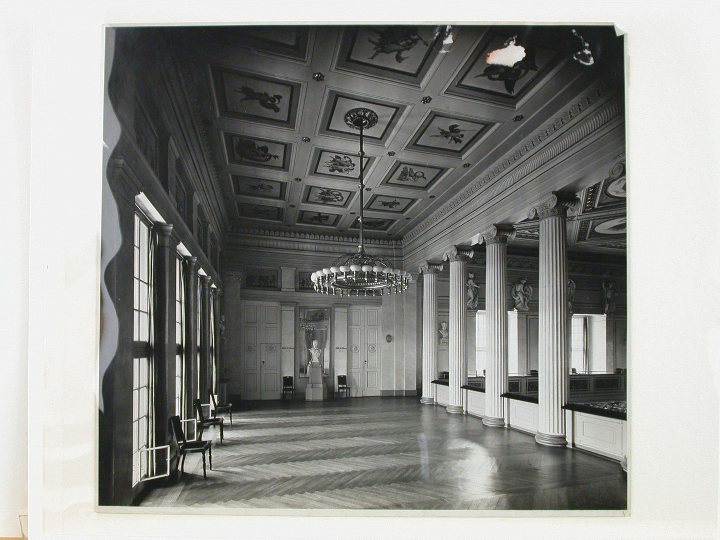 Partial interior view of the Schauspielhaus [Concert Hall], Gendarmenmarkt [Soldier's Market] (formerly Platz der Akademie), Berlin, Germany