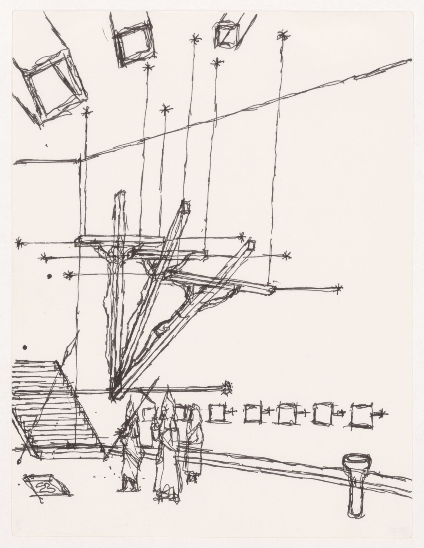 Interior Perspective for Christ Chapel, from Pewter Wings Golden Horn Stone Veil