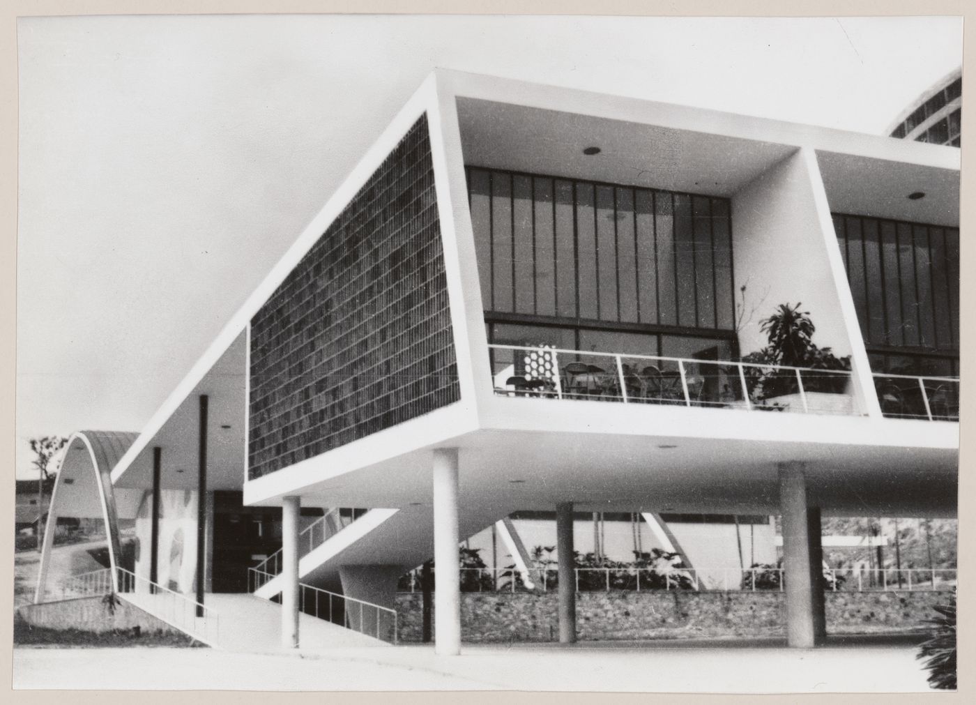 View of primary school, Pedregulho, Rio de Janeiro, Brazil
