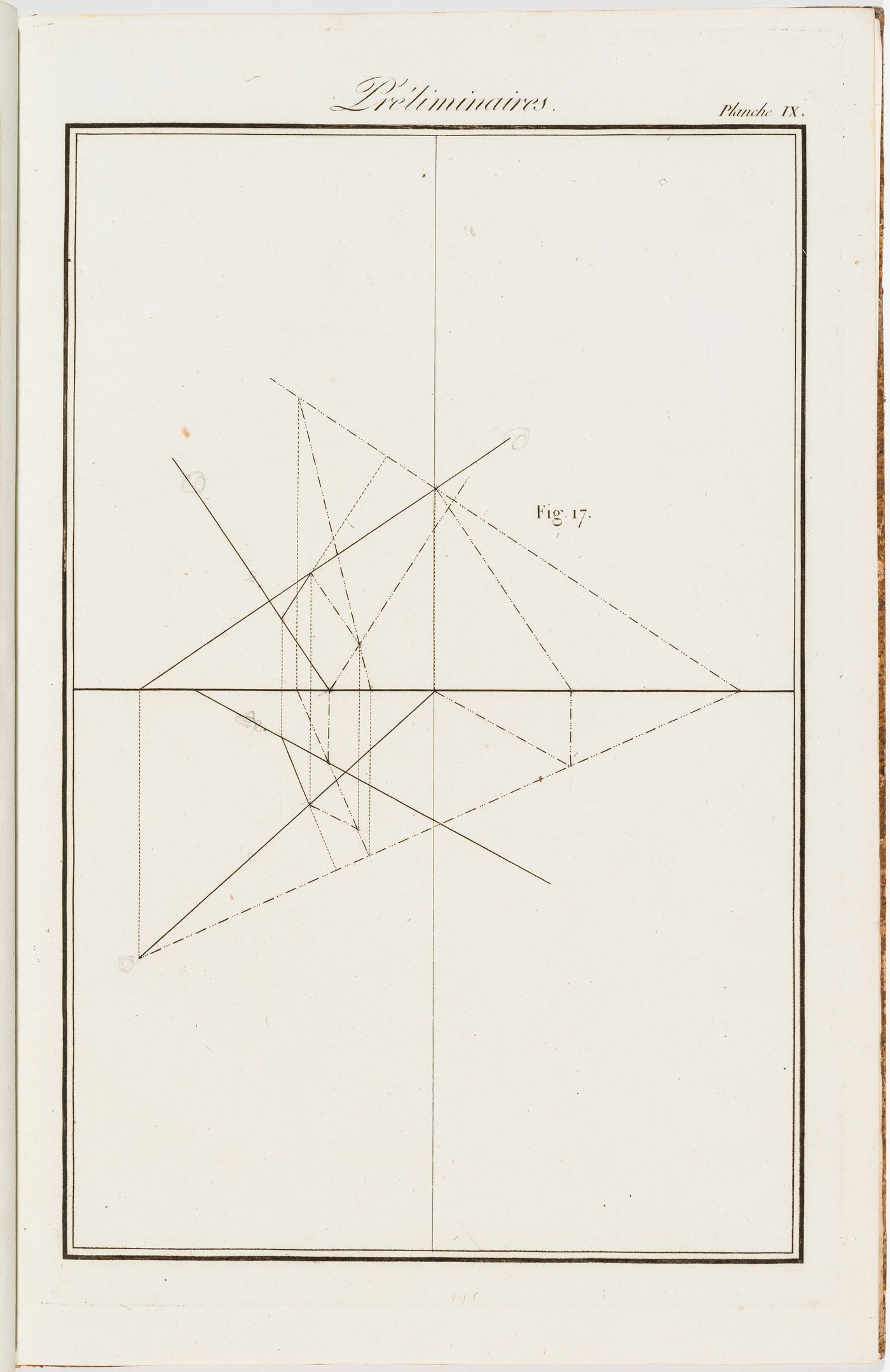 "Préliminaires": geometry exercise