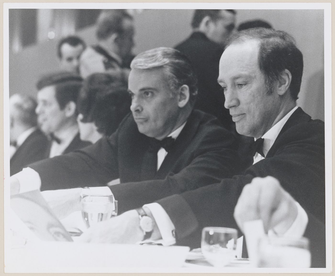 Parkin and Prime Minister Pierre Elliot Trudeau at dinner event