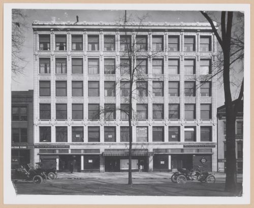 View of the principal façade of the Palmer Office and Store Building, Detroit, Michigan