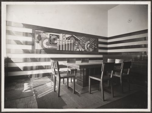 Vue de la salle à manger des enfants, Villa Cavrois à Croix, France