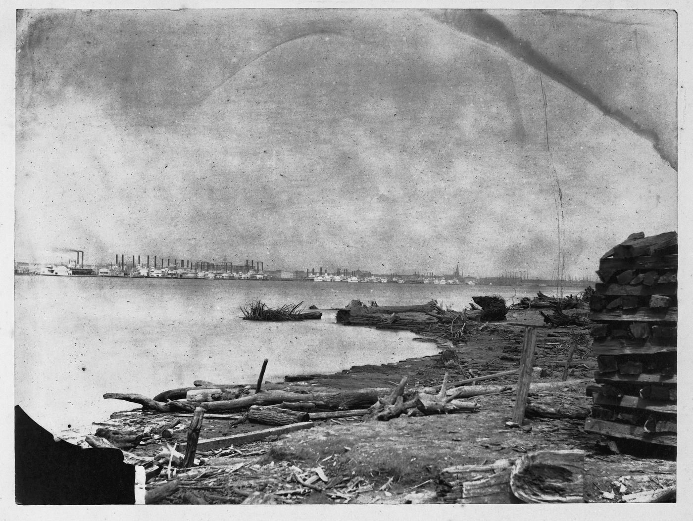 View across the water from Algiers, New Orleans, Louisiana