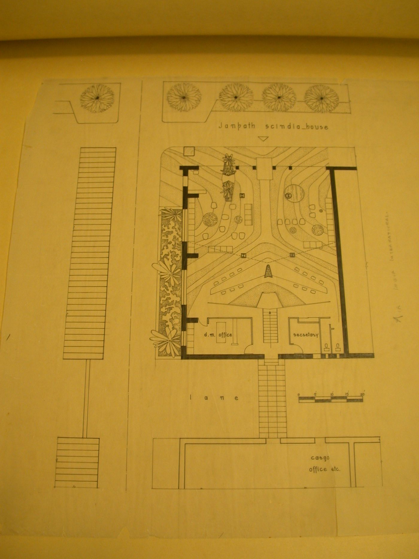 Janpath Scindia House, New Delhi, Inde : Plan