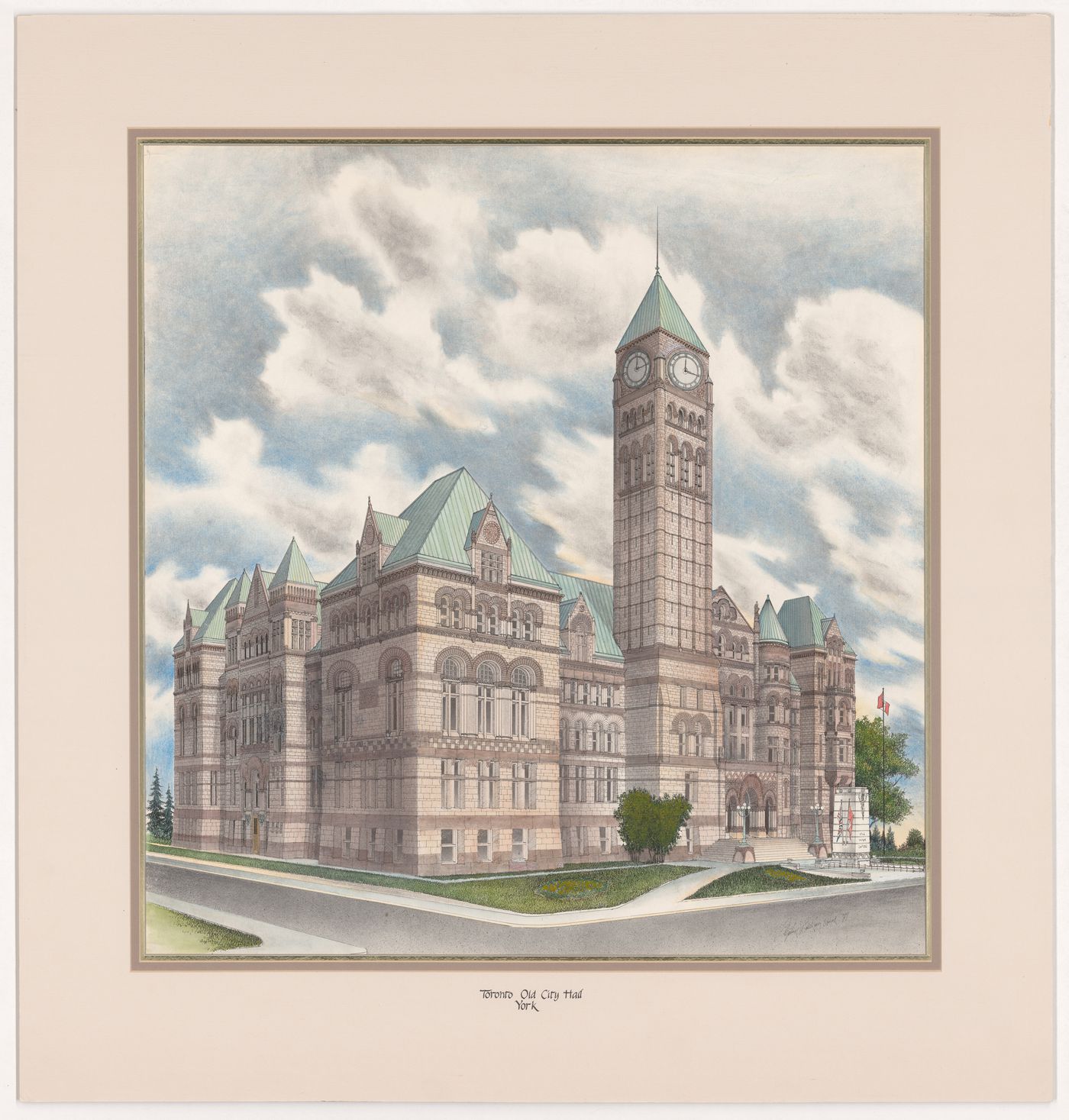 Toronto Old City Hall, York, from Court Houses in Ontario