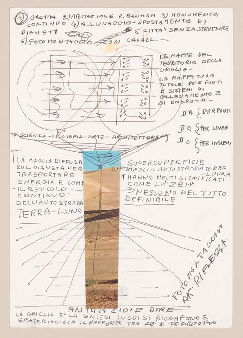 Notes and sketches for Supersuperficie [Supersurface]
