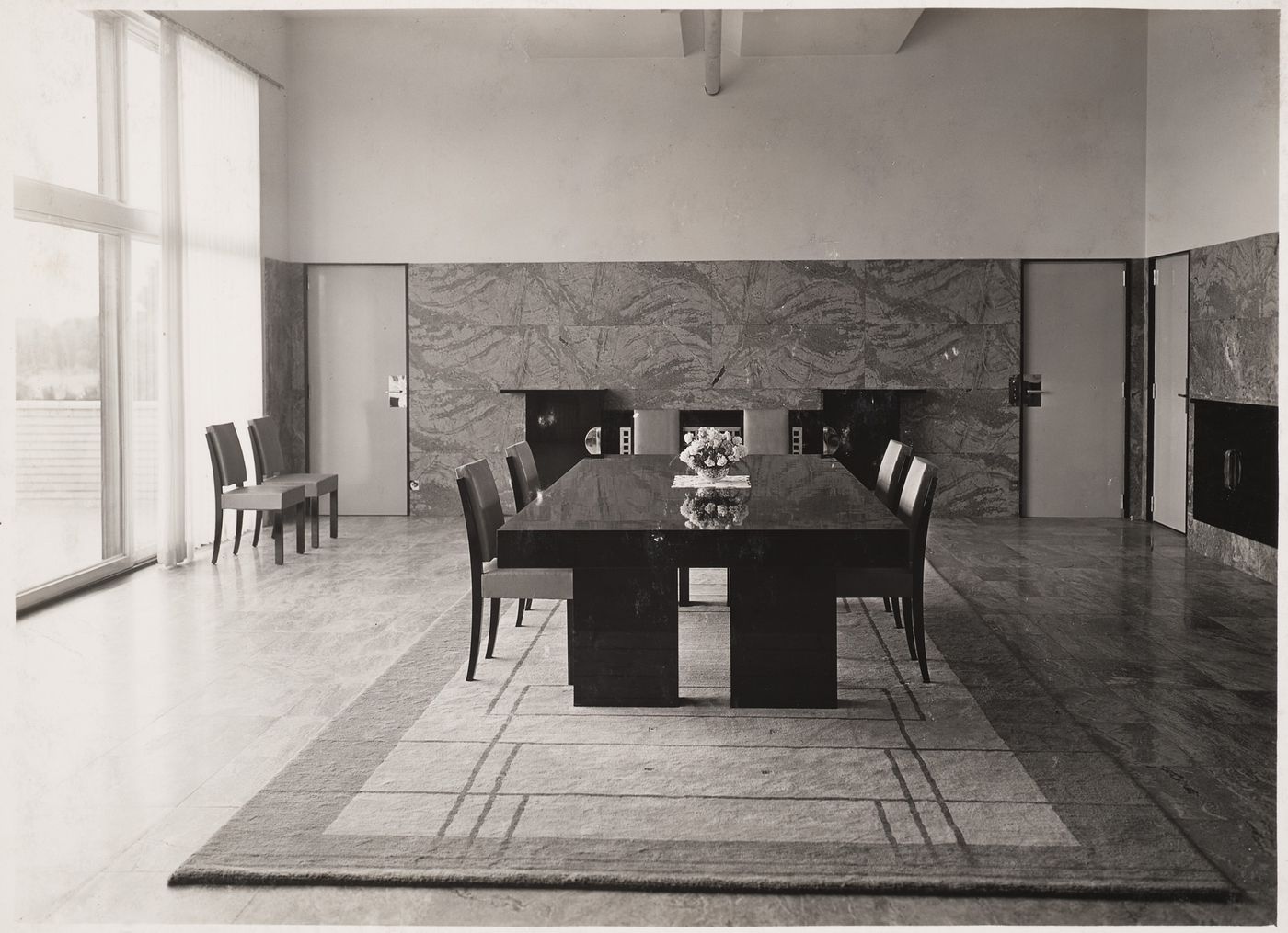 Vue de la salle à manger des parents, Villa Cavrois à Croix, France