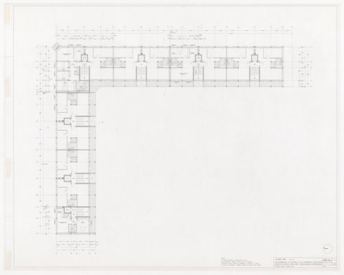 Plan for Projecto para um Edifício de Habitação em Campo di Marte, Giudecca, Italy