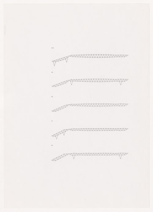 Roof sections for Odawara Municipal Sports Complex, Odawara, Japan