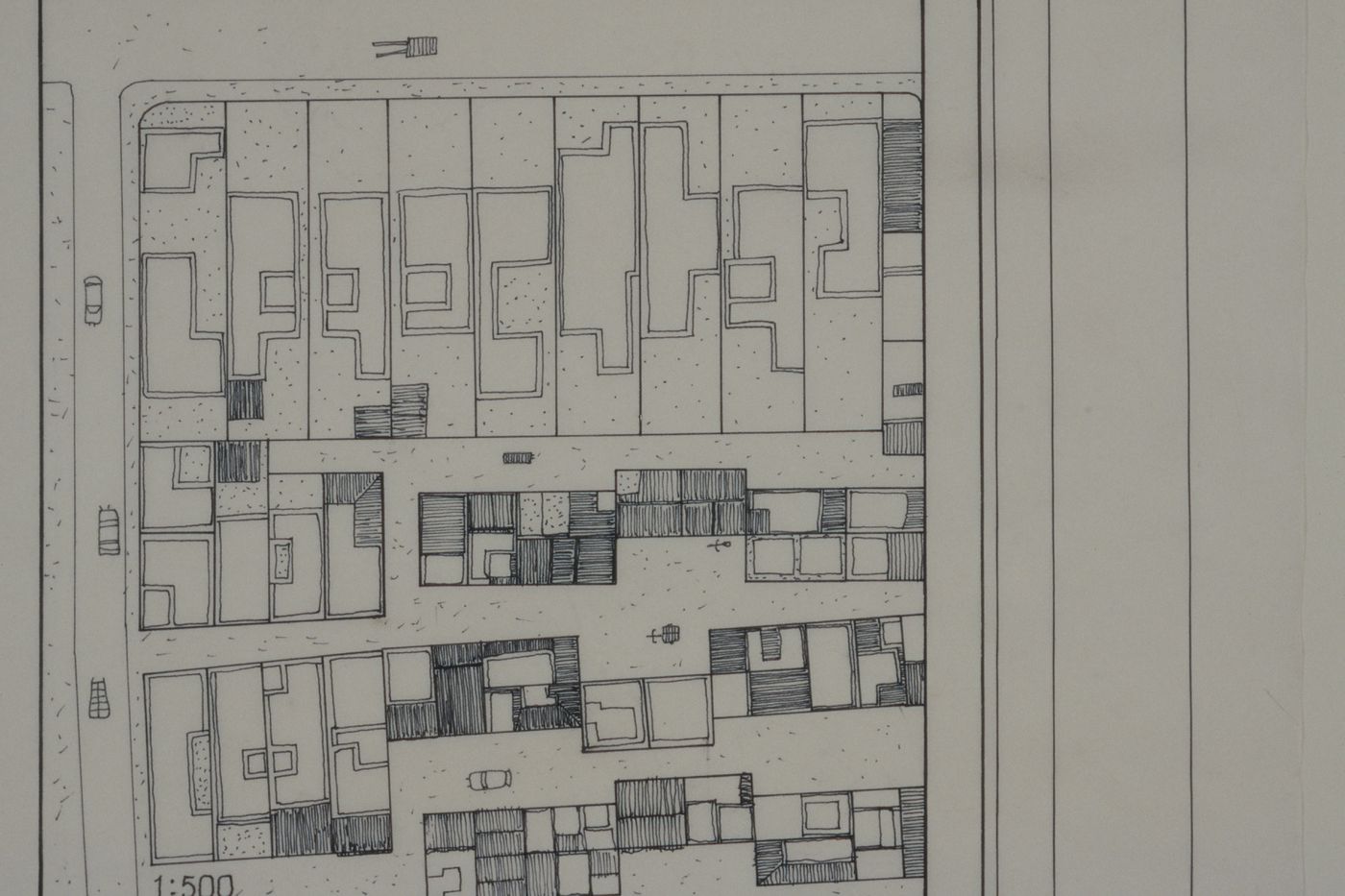Site plan for the Aranya Housing Project, Indore, India
