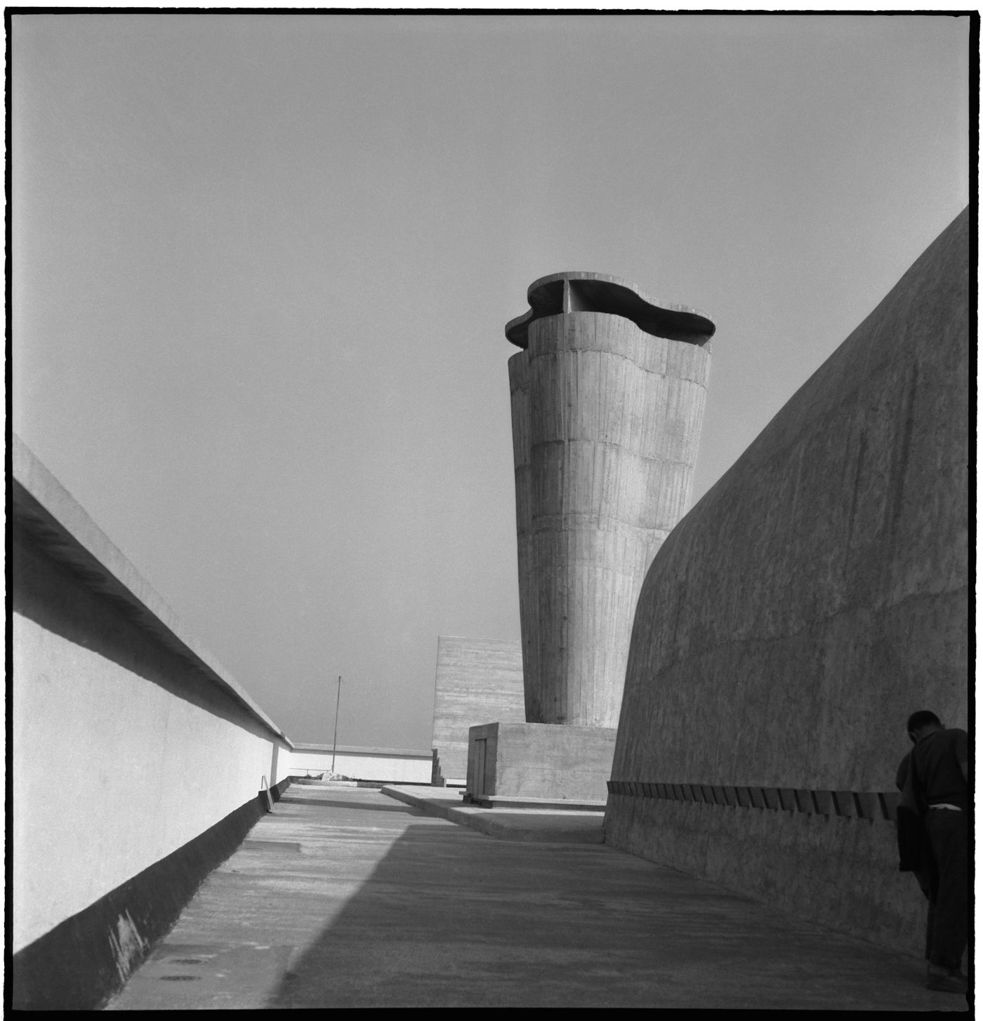 Roof terrace of the Unité d'Habitation, Marseille