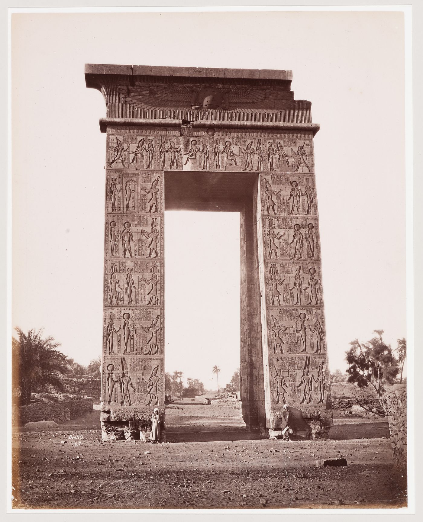 North portal, Temple of Rameses, Karnak, Thebes, Egypt