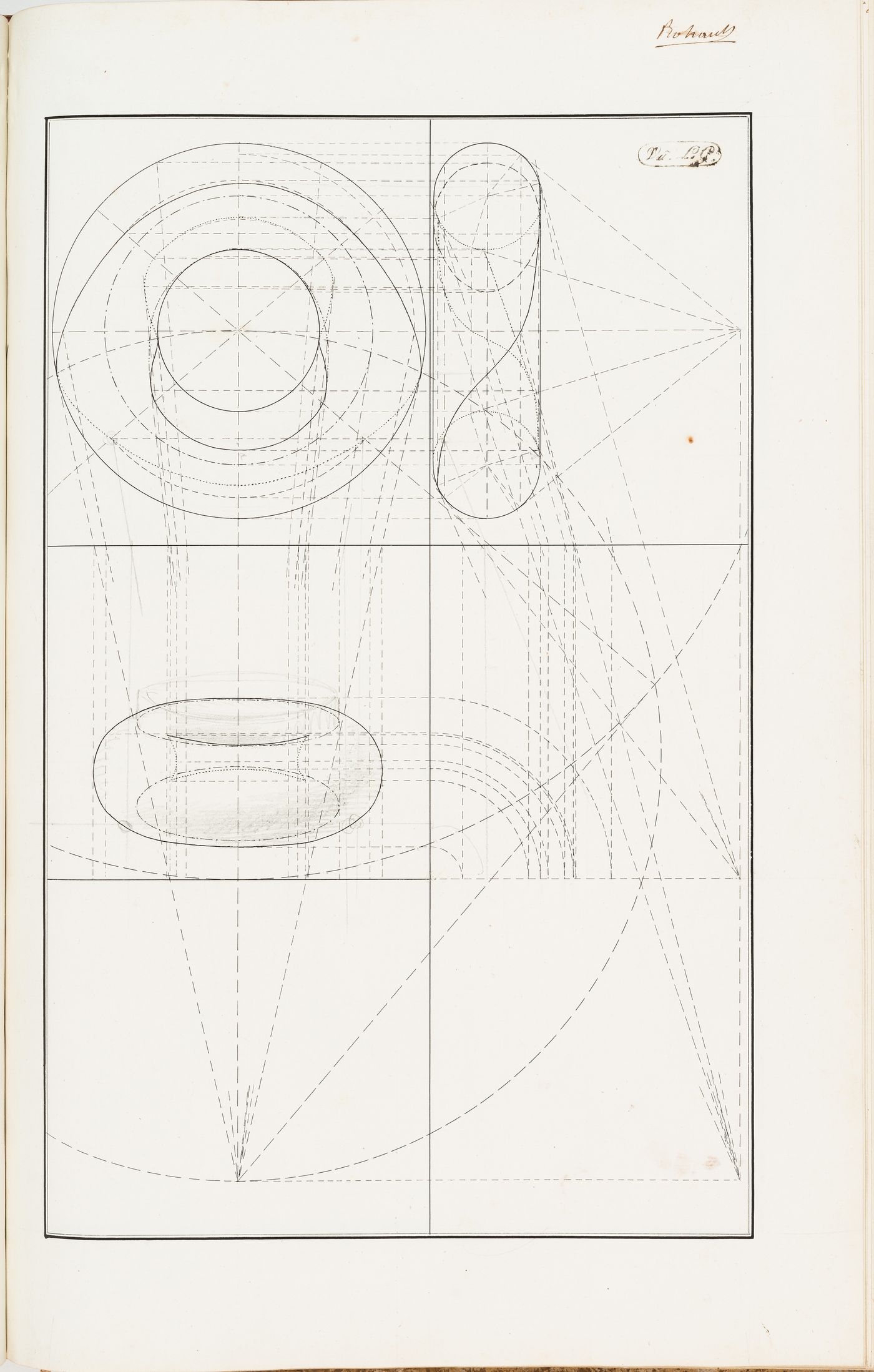 Perspective exercise for a doughnut-shaped ring