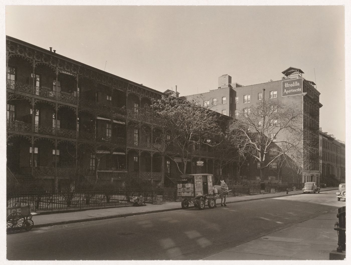 Brownstones on Eleventh Street between 6th and 7th Avenues, New York City, New York