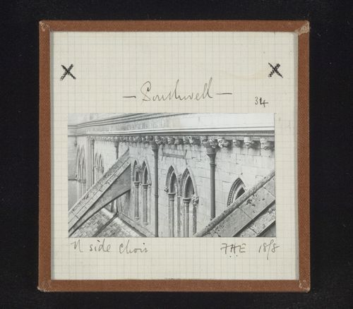 Exterior view of north side of choir of Southwell Minster, Southwell, Nottinghamshire, England