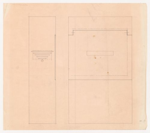 Drawings for intercom for Casa Manuel Magalhães, Porto