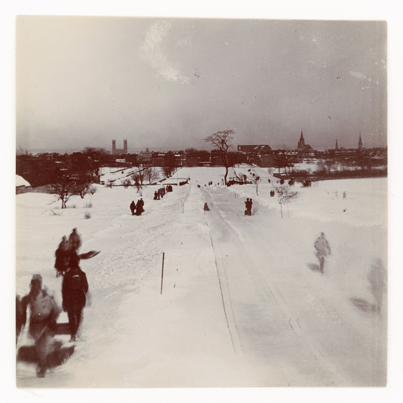 Tobogan slide, Mount Royal, Montréal, Québec