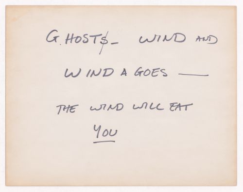 G.hosts - wind and wind a goes - the wind will eat you