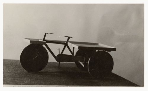 Photograph of rehri model