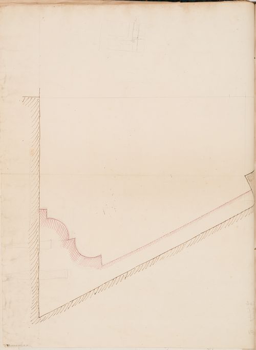 Project for the enlargement of the prison near the Préfecture de police, rue de Jérusalem, Paris: Unidentified profile