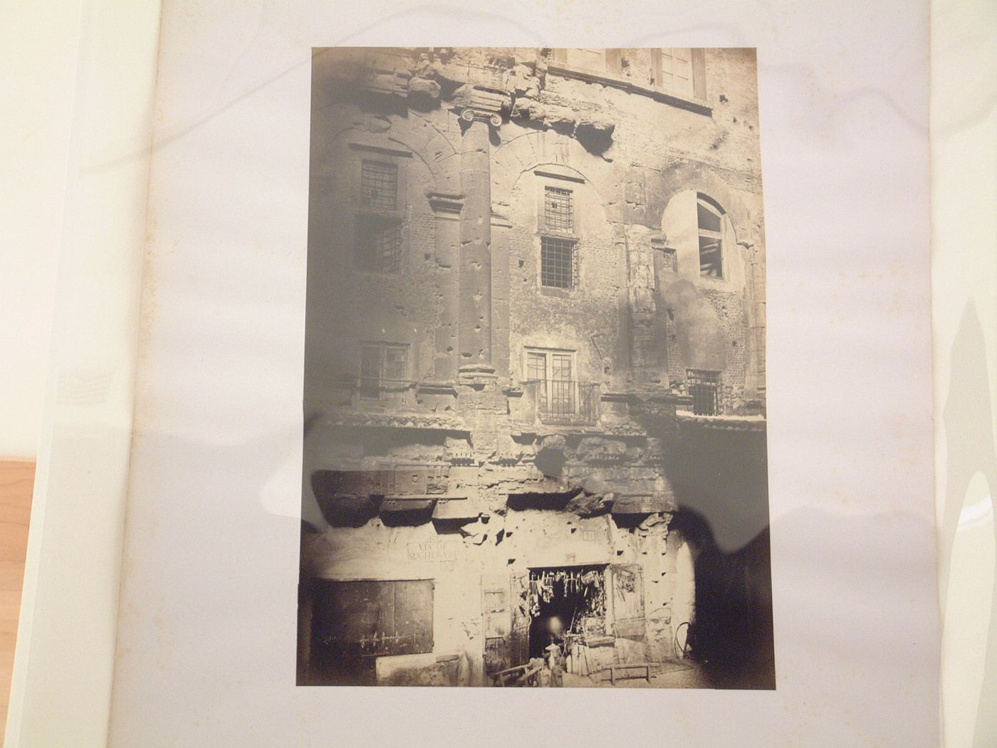 View of the Theatre of Marcellus, via de Sugherari, Rome, Italy