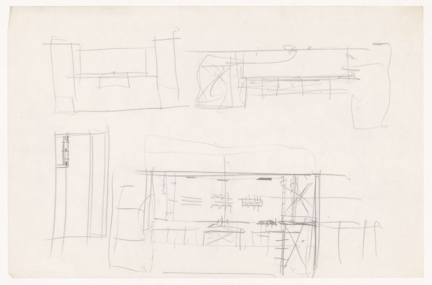 Sketch plans for campus buildings for Illinois Institute of Technology