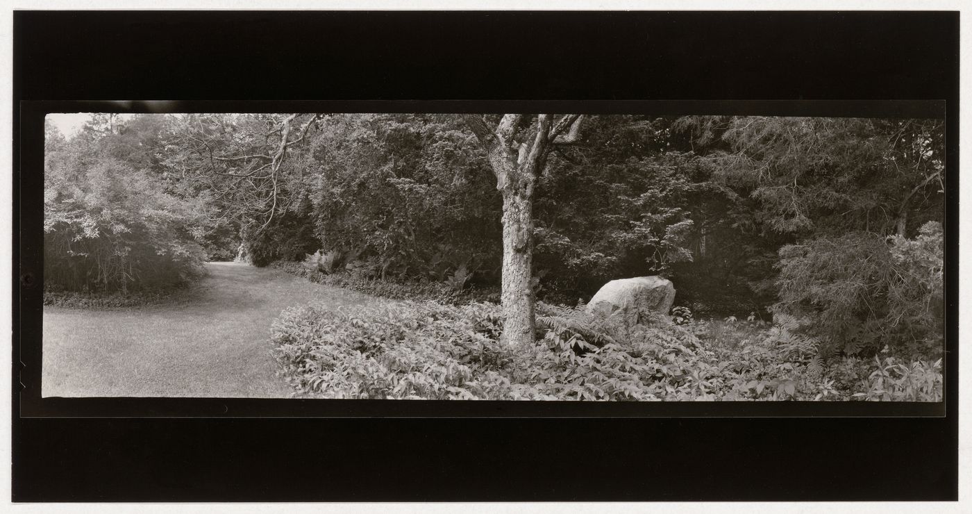 "The Cedars" (detail of garden), Henry Sargent Hunnewell Estate, Wellesley, Massachusetts