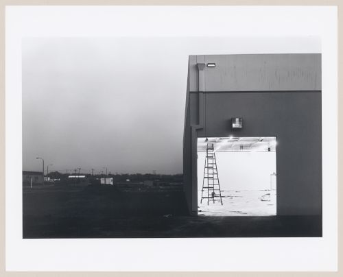 View of the west wall of R-ohm Corporation, 16931 Milliken, Irvine, California, United States, from the series “The new Industrial Parks near Irvine, California”
