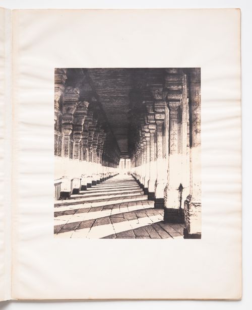 Madura. Trimul Naik's choultry, side verandah from west