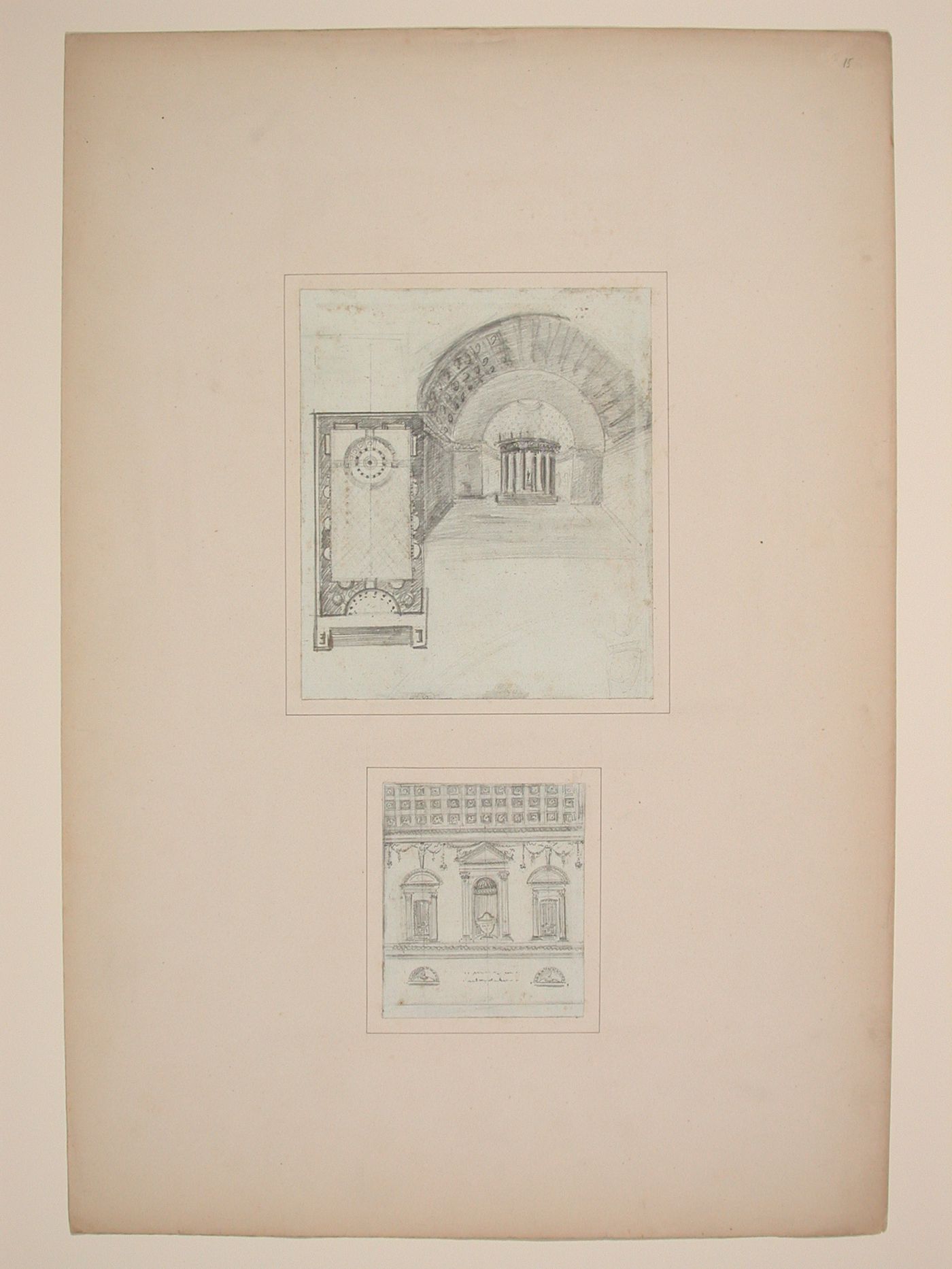 Études en Italie - sheet no. 15