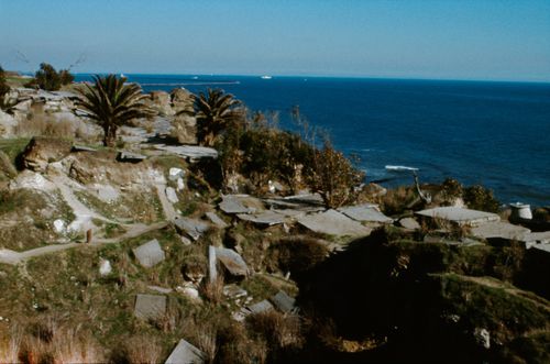Los Angeles Freeway destroyed by earthquake, California