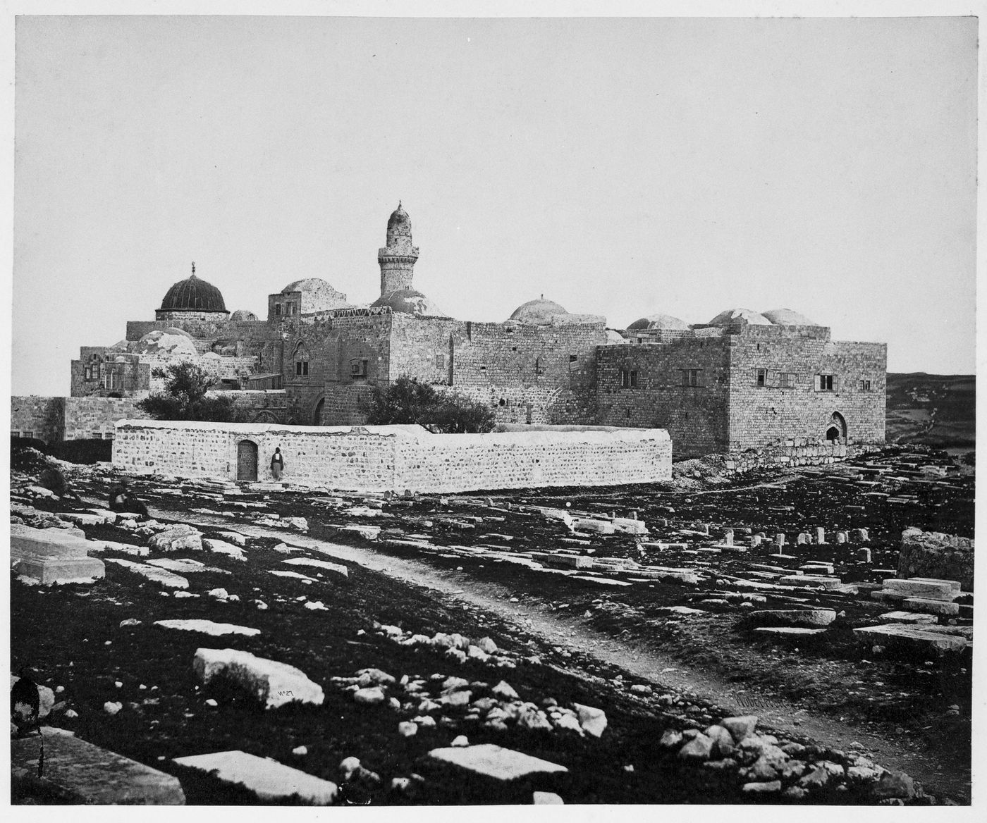 Distant view of the Church of the Holy Sepulchre, Jerusalem, Israel