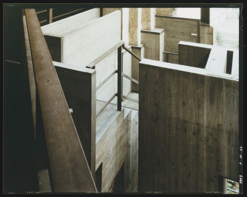 View of walls and a staircase, Museo di Castelvecchio, Verona, Italy