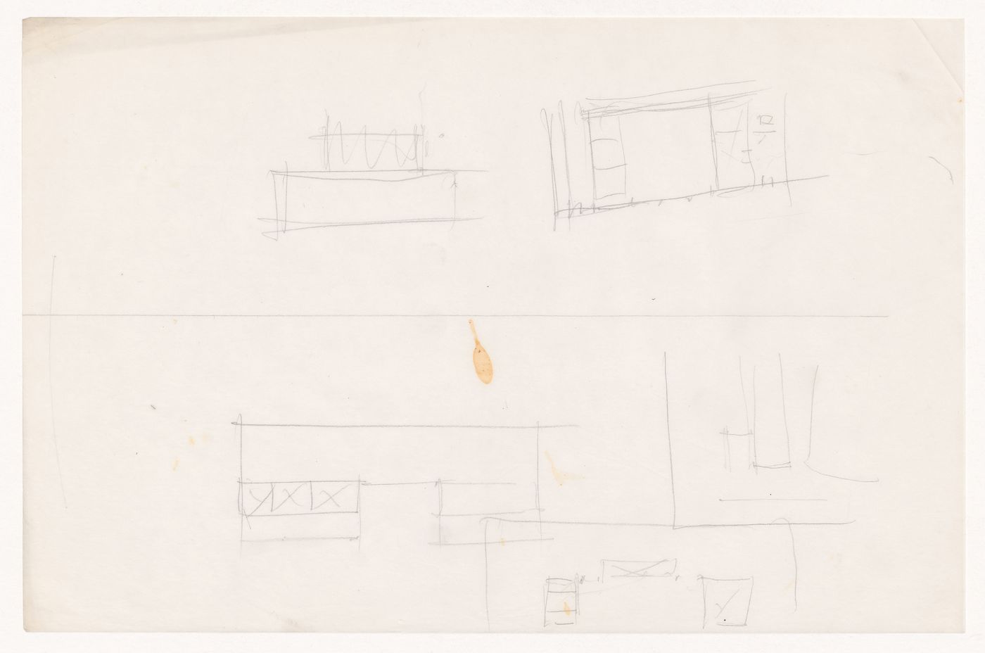 Sketch plans for campus buildings for Illinois Institute of Technology
