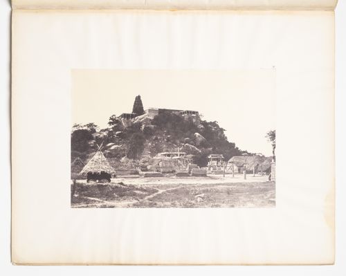 Veralimalay.  Pagoda on a rocky hill from east south-east.