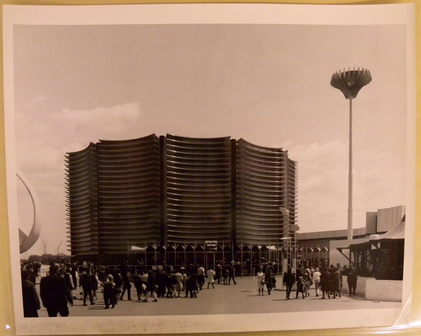 View of the Canadian Pacific-Cominco Pavilion, Expo 67, Montréal, Québec