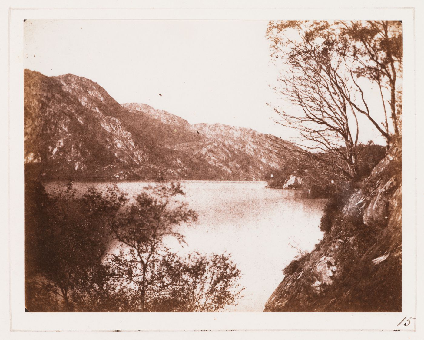 Scenery of Loch Katrine, Scotland