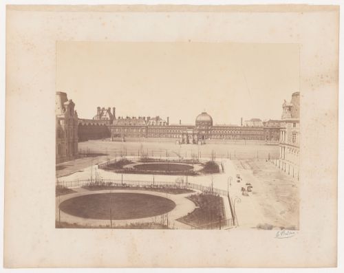View of Square du Louvre, Paris, France