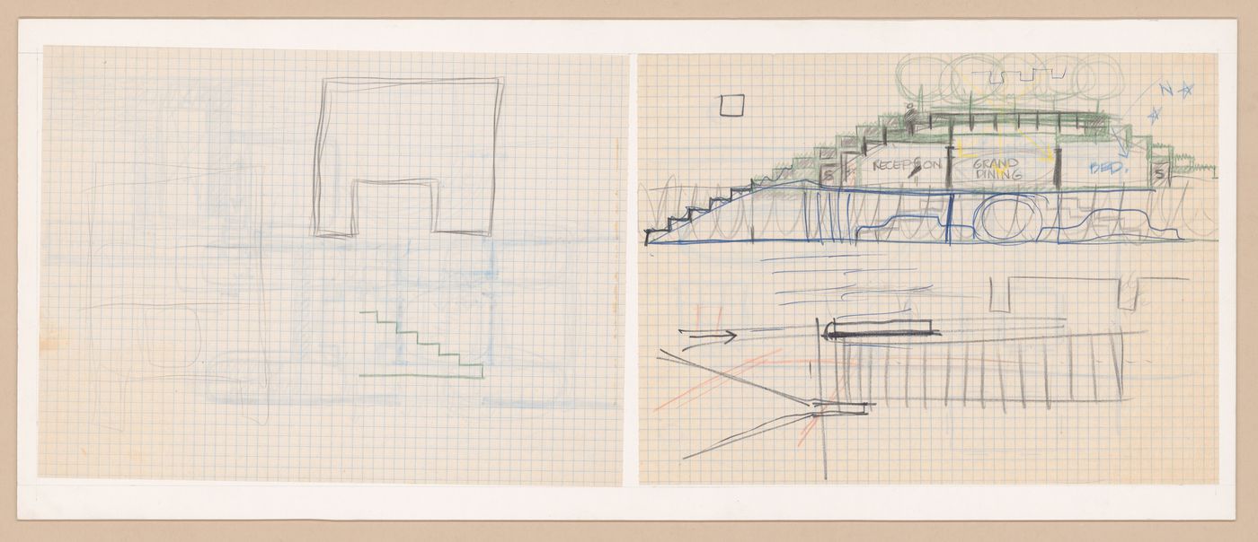 Conceptual sketches for House in an Indiana Cornfield