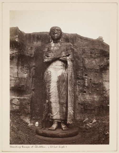 Plate from album ''Views of ruined temples and religious shrines, Ceylon, now Sri Lanka''