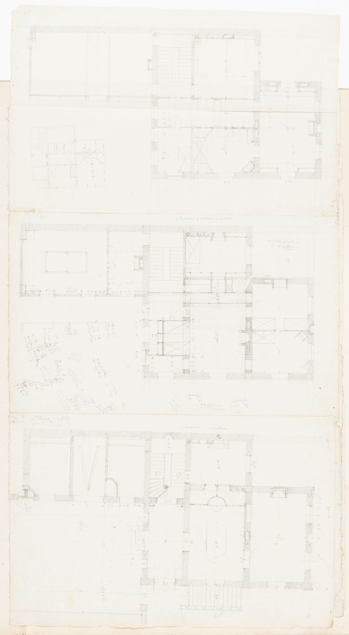 Rohault de Fleury House, 12-14 rue d'Aguesseau, Paris: Ground floor plan