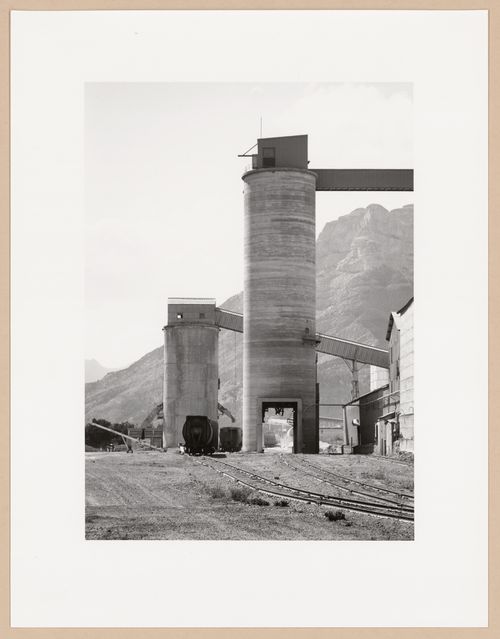 Loading silo, Baymore magnesium mine, Canmore, Alberta, from the series The Forms of Canadian Industrial Architecture
