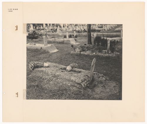 View of tombstones and graves at the New Jewish Cemetery [Neuer Jüdischer Friedhof], Frankfurt am Main, Germany