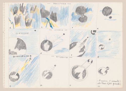 Sketches for Architettura Interplanetaria [Interplanetary Architecture]