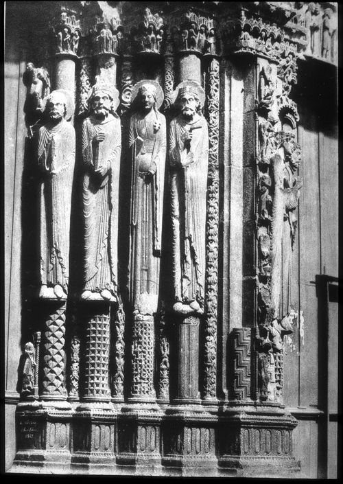 Plate from portfolio ''Details of Chartres Cathedral''