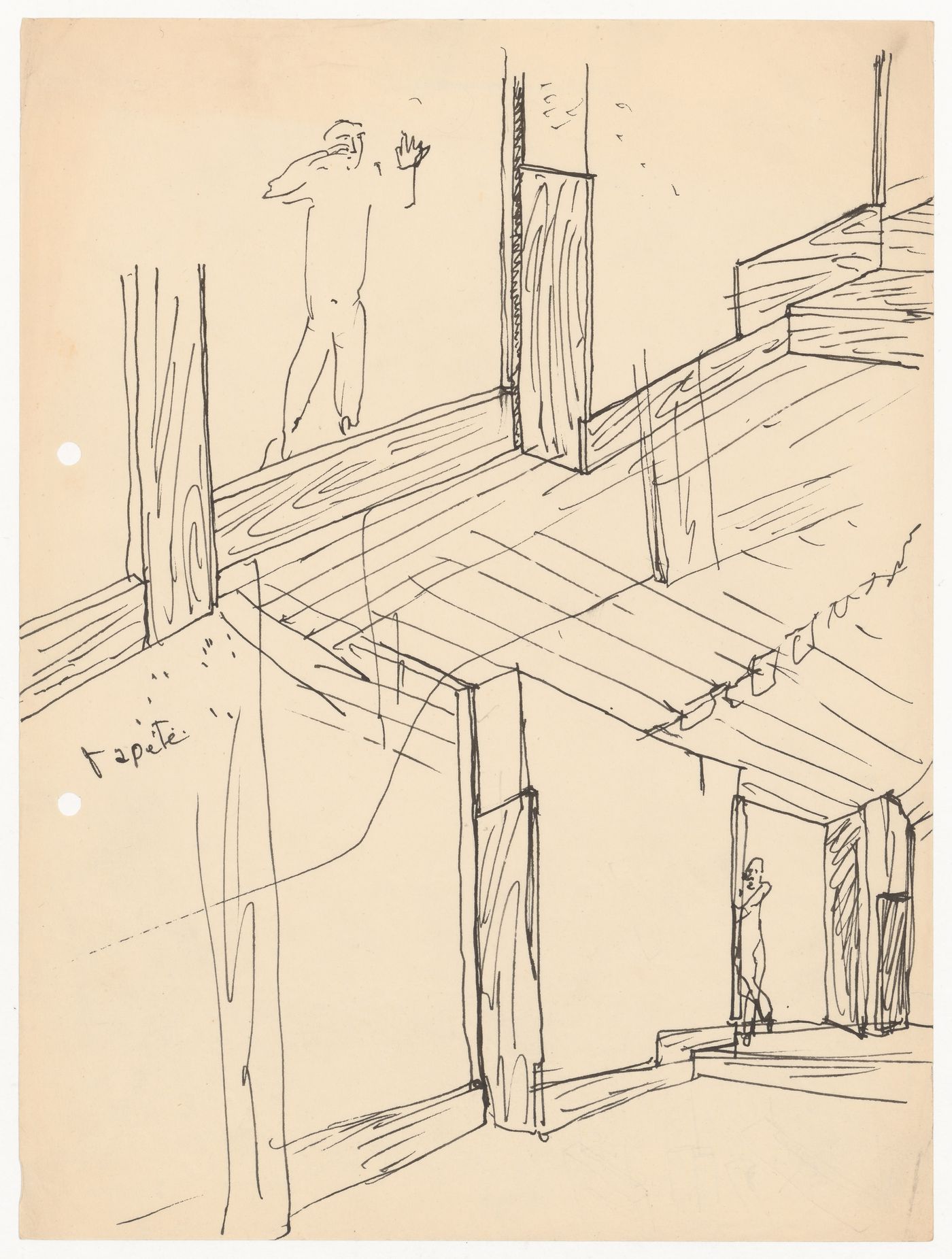 Sketch for Casa de chá, Restaurante da Boa Nova, Leça da Palmeira