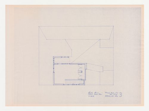 Third floor plan for the Hanks-Paré Residence, Tuxedo Park, New York